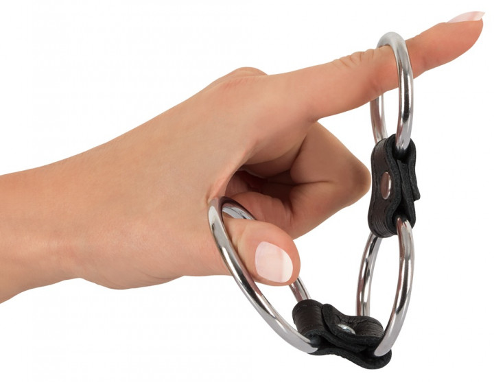 Электроутяжка на пенис и мошонку 