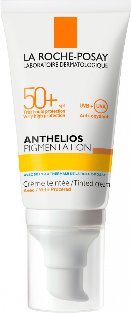 anthelios pigmentation tinted cream spf50 